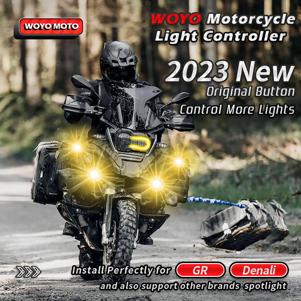 2023 WOYO Motorcycle LED Controller For BMW R1200 R1250 F650 F750 F800 F850 F900 Control the Increased Light by Original Buttons WOYO