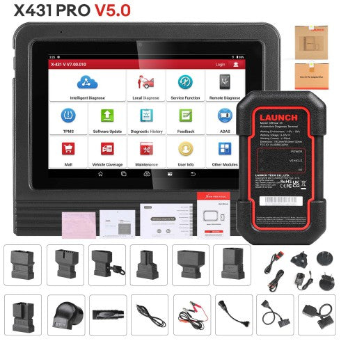 2024 Launch X431 V 5.0 (X431 Pro) 8inch WifiBluetooth Full System Diagnostic Tablet with DBScar VII Support CANFD Multi-Languages Launch X431