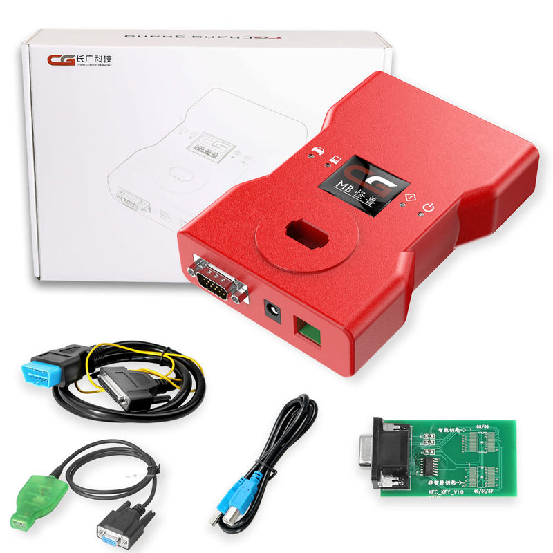 CGDI MB with Full Adapters including EIS Test Line + ELV Adapter + ELV Simulator + AC Adapter + New NEC Adapter with New Diode CGDI