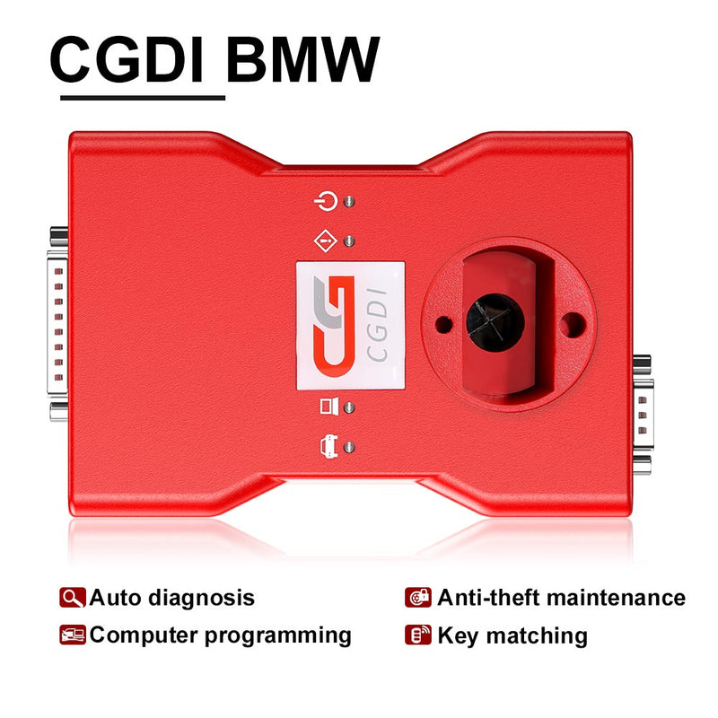CGDI Prog BMW MSV80 Auto Key Programmer with BMW FEMEDC Function Get Free Reading 8 Foot Chip Free Clip Adapter CGDI