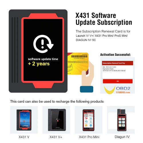 2 Years Update Service for Launch X-431 PAD VII PAD 7 Automotive Diagnostic Tool Launch X431