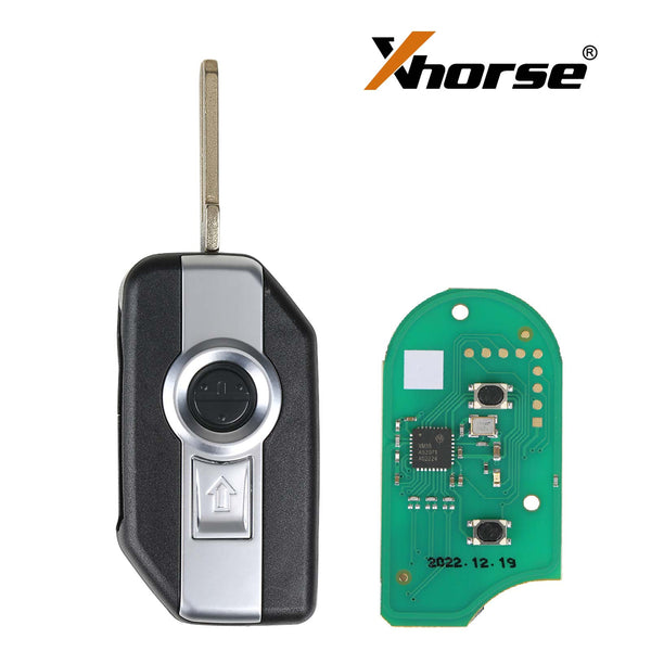In Stock 2023 Newest Xhorse XSBM90GL XM38 BMW Motorcycle Smart Key with 8A Chip 3 Buttons Shell
