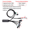2023 WOYO Motorcycle LED Controller For BMW R1200 R1250 F650 F750 F800 F850 F900 Control the Increased Light by Original Buttons WOYO