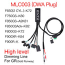 2023 WOYO Motorcycle LED Controller For BMW R1200 R1250 F650 F750 F800 F850 F900 Control the Increased Light by Original Buttons WOYO