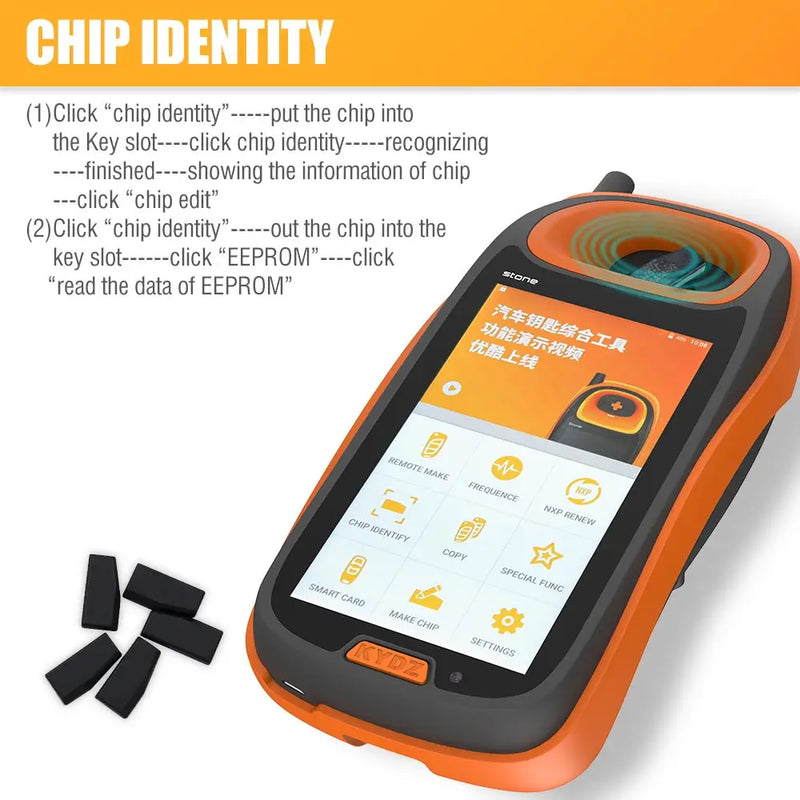 Keycode Programmer Android App KYDZ Stone Hand Held Key Tool Programmer for Android Version ...