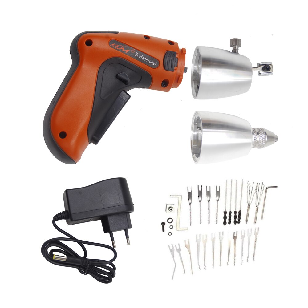 New Electric Cordless KLOM Advanced Lock Pick Gun Auto Locksmith Tool