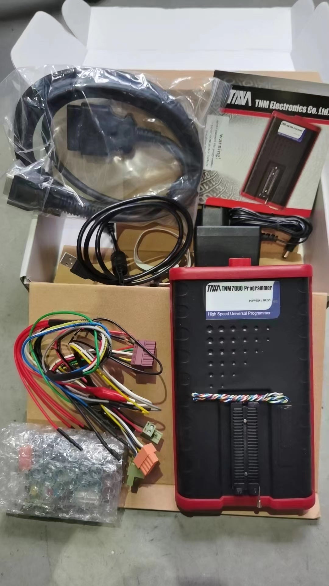 TNM7000E ECU-KIT 5 in 1 Car Programmer Support Flash NOR/NAND/SPI ...