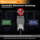 Vgate vLinker FS ELM327 For Ford FORScan HS MS CAN ELM 327 OBD 2 OBD2 Car Diagnostic Scanner Interface Tools OBDII For Mazda