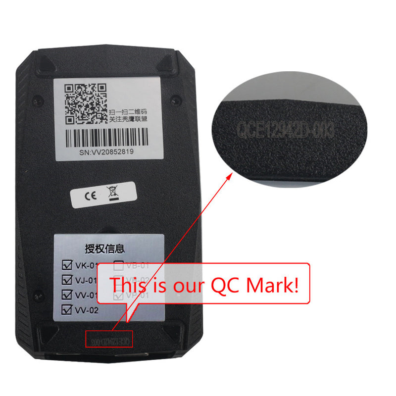 Original Xhorse VVDI2 VAG Version with Basic + VW 4th & 5th IMMO + OBD48 + 96bit 48-Clone + MQB + Porshe+ Peugeot Xhorse