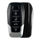 2023 Xhorse XKFEF6EN FA.LL Type Wired Folding Key 4 Buttons Bright Black Universal Remote Key 5pcslot XHORE