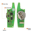 2023 Xhorse XKFEF5EN FA.LL Type Wired Folding Key 3 Buttons Bright Black Universal Remote Key 5pcslot XHORE