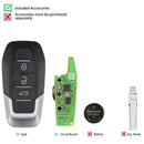 2023 Newest XHORSE XKFEF1EN FA.LL Ferrari 3 Buttons Bright Red Folding Universal Remote Key 5pcslot Xhorse