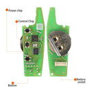 2023 Newest XHORSE XKFEF1EN FA.LL Ferrari 3 Buttons Bright Red Folding Universal Remote Key 5pcslot Xhorse