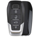 2023 Xhorse XKFEF6EN FA.LL Type Wired Folding Key 4 Buttons Bright Black Universal Remote Key 5pcslot XHORE