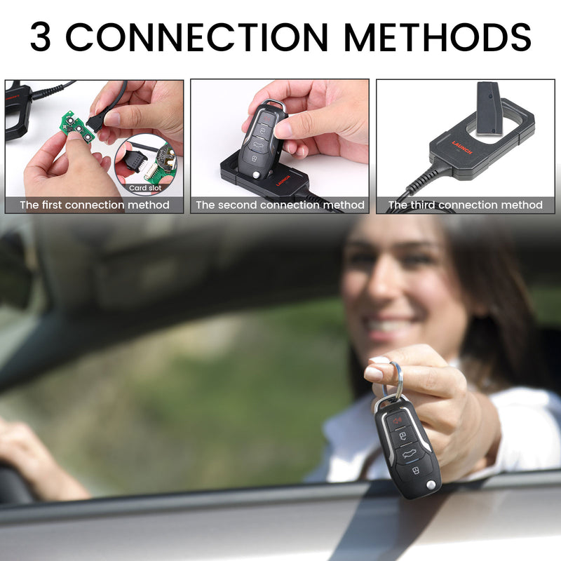Launch X431 Key Programmer Remote Maker with Super Chip and 4 Sets of Smart Keys Launch X431